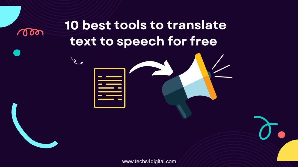 Text-to-speech free