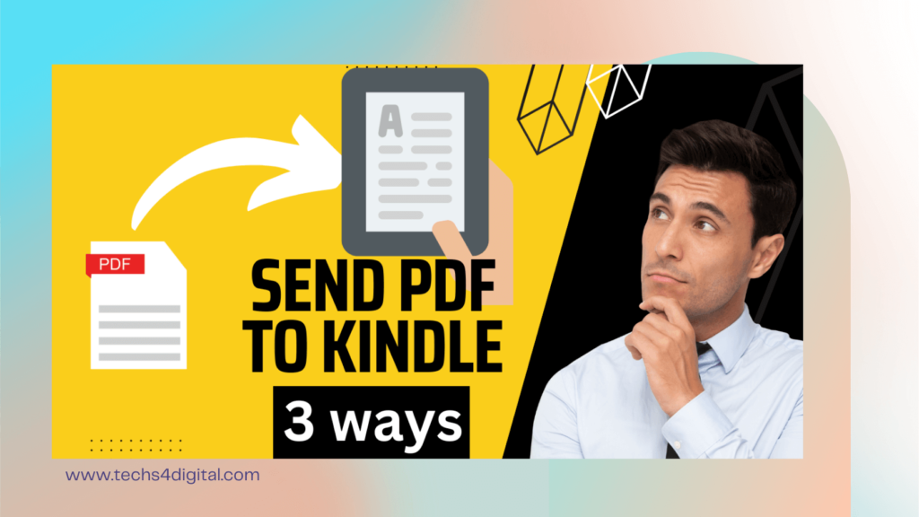 Send pdf to kindle